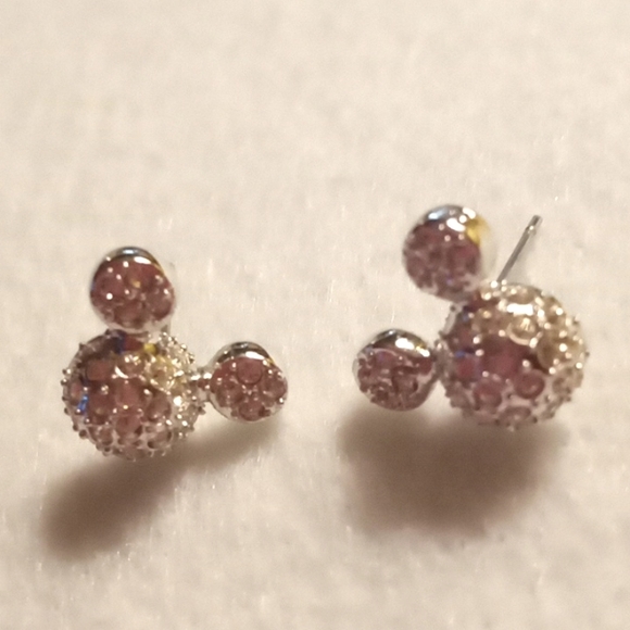 Disney Jewelry - DISNEY MICKEY MOUSE CRYSTAL EARRINGS